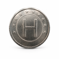 3rd-Generation Security Token - realistic metal token