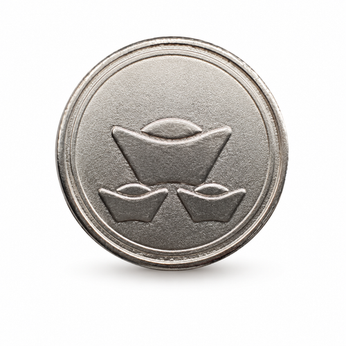 4th-Generation Security Token - realistic metal token
