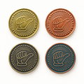 Colored Token - realistic metal token