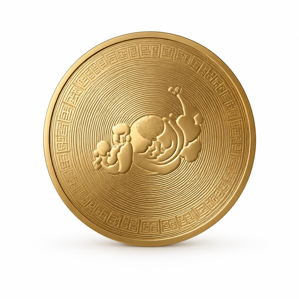 Composite Copper Token - realistic metal token