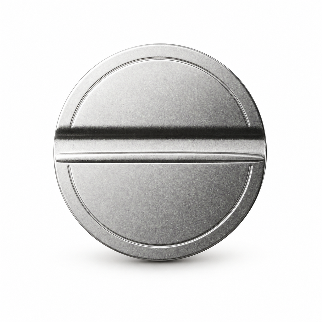 Grooved Token - realistic metal token
