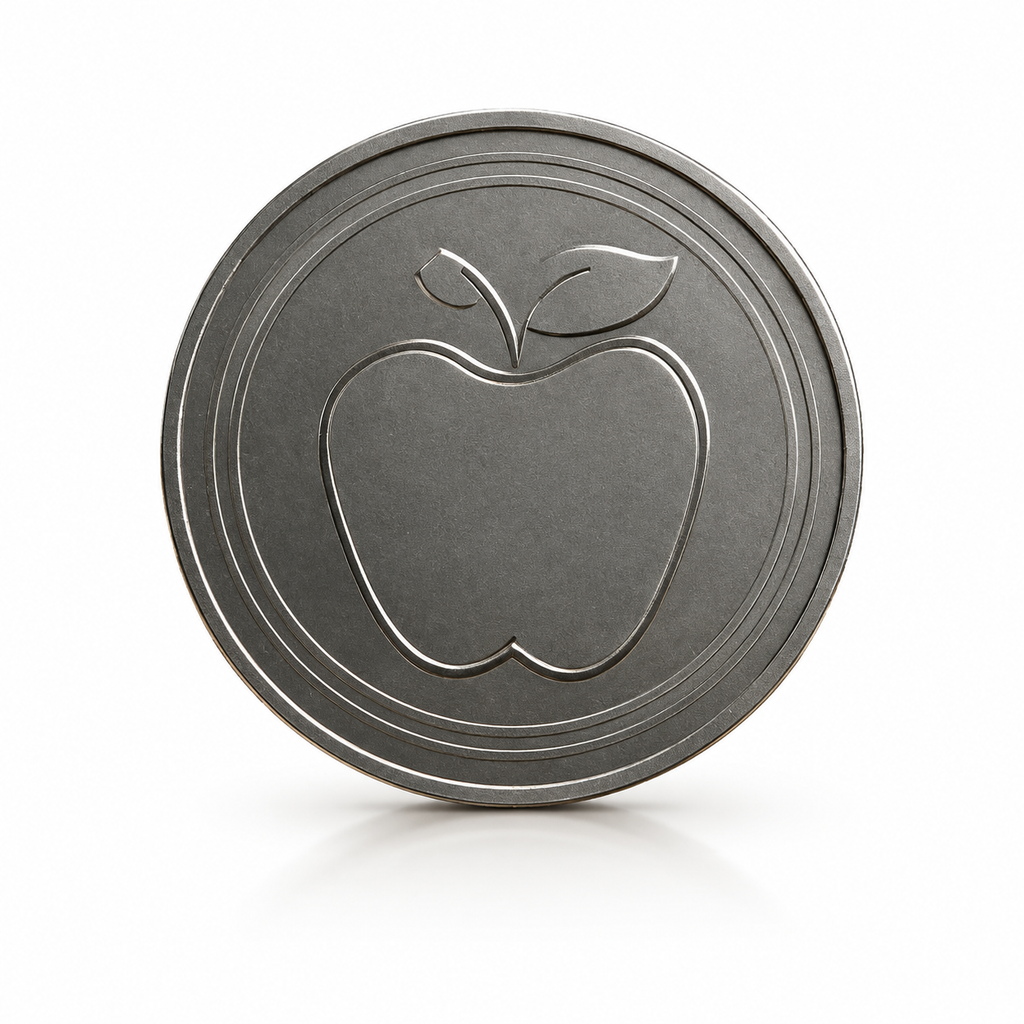 Zinc Alloy Token - realistic metal token